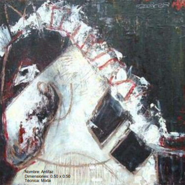 Картина под названием "Antifaz" - Elsa Russi, Подлинное произведение искусства, Акрил