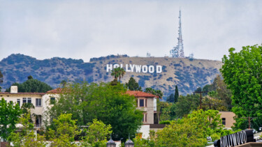 Photography titled "Hollywood Sign, Mou…" by Emaga Travels By Emaga Art, Original Artwork, Digital Photography