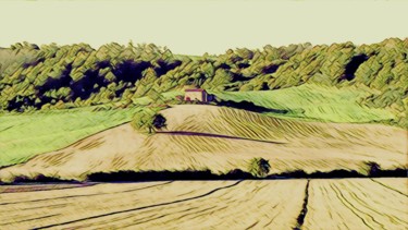Photography titled "House on the hill" by Emanuele De Vincenzo, Original Artwork, Digital Photography