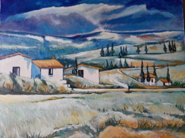 "Paesaggio rurale" başlıklı Tablo Emanuele Bianco tarafından, Orijinal sanat, Akrilik