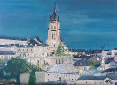 Peinture intitulée "St EMILION 2" par Oeilme, Œuvre d'art originale, Huile