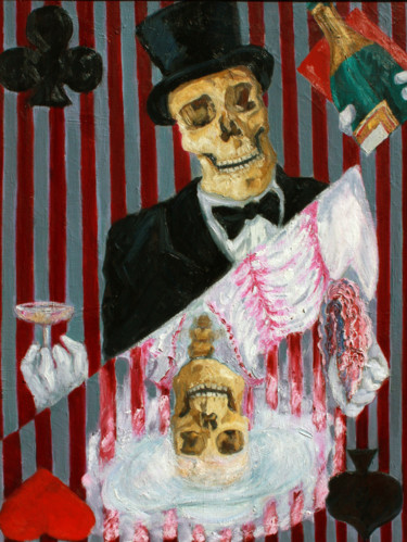 Peinture intitulée ""Sacrement éternel…" par Emile Paya, Œuvre d'art originale, Huile