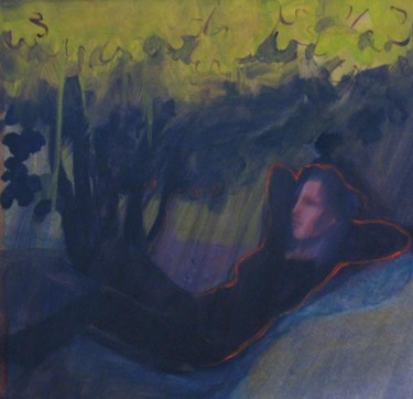 Pintura titulada "Sieste1.jpg" por Emilie Lagarde, Obra de arte original