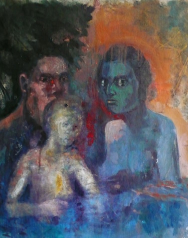 Peinture intitulée "Couchant" par Emilie Lagarde, Œuvre d'art originale