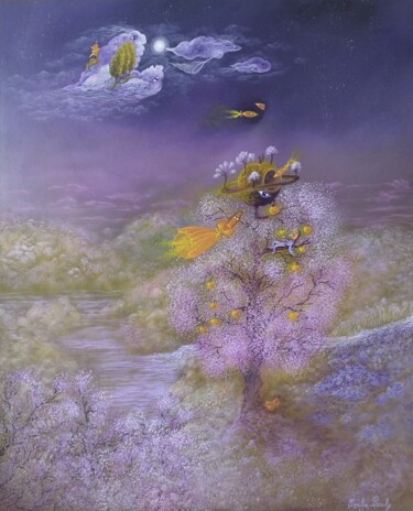 "Forêt galactique /…" başlıklı Tablo Émilie Pauly tarafından, Orijinal sanat, Akrilik