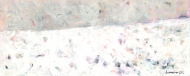 Ζωγραφική με τίτλο "Paysage de neige" από Lorenz, Αυθεντικά έργα τέχνης, Ακρυλικό Τοποθετήθηκε στο Ξύλινο φορείο σκελετό