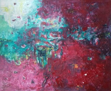 Картина под названием "Abstraction IV" - Lorenz, Подлинное произведение искусства, Акрил Установлен на Деревянная рама для н…