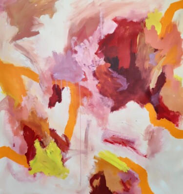 Картина под названием "Dream on" - Emily Starck, Подлинное произведение искусства, Акрил Установлен на Деревянная рама для н…