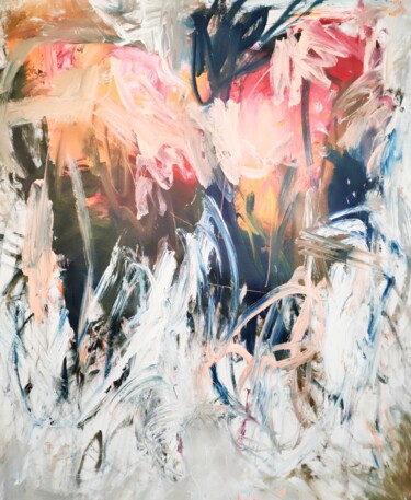 Malarstwo zatytułowany „My love” autorstwa Emily Starck, Oryginalna praca, Akryl Zamontowany na Drewniana rama noszy