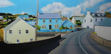 Painting titled "Driving Through Kin…" by Emma Cownie, Original Artwork, Oil