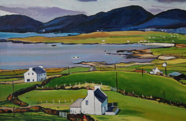 Painting titled "North Dingle, Irela…" by Emma Cownie, Original Artwork, Oil