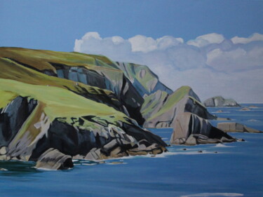 Peinture intitulée "An Port (Donegal)" par Emma Cownie, Œuvre d'art originale, Acrylique