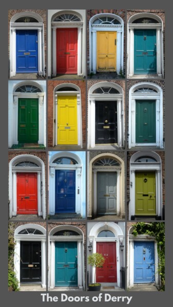 Fotografia zatytułowany „The Doors of Derry…” autorstwa Emma Cownie, Oryginalna praca, Fotografia cyfrowa
