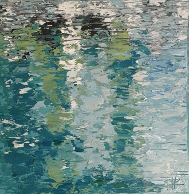Pintura titulada "Lake water 2" por Emma Heffe, Obra de arte original, Oleo