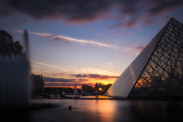 Photographie intitulée "Sunset Carrousel." par Emmanuel Raussin, Œuvre d'art originale, Photographie numérique