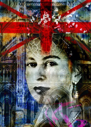 Artes digitais intitulada "The Queen" por Epidermic Session, Obras de arte originais, Pintura digital