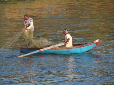 Fotografia intitolato "life on Nile 004" da Emmanuel Jahan, Opera d'arte originale, Fotografia digitale