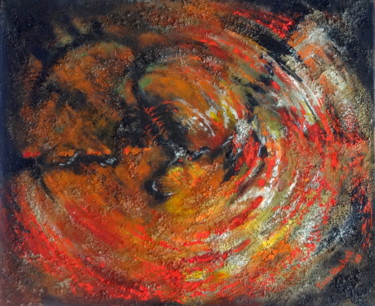 Peinture intitulée "SCORPION FACHÉE" par Emmanuelle Vroelant, Œuvre d'art originale, Acrylique