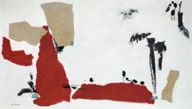 "Efficacité du rouge" başlıklı Tablo Emmanuelle Vroelant tarafından, Orijinal sanat, Akrilik Alüminyum üzerine monte edilmiş
