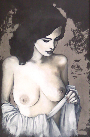 Malerei mit dem Titel "lidia" von Emmanuel Roussel, Original-Kunstwerk