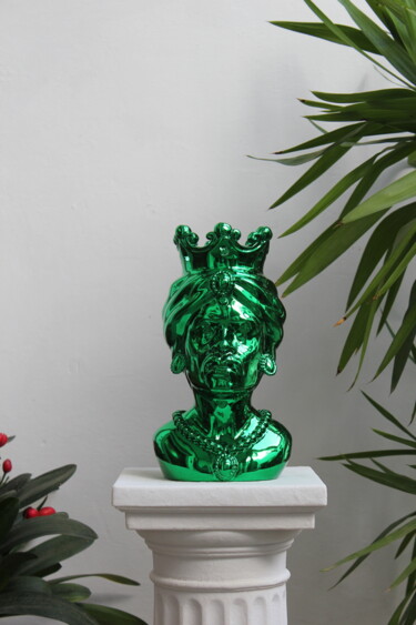 Rzeźba zatytułowany „Taormina Uomo by EN…” autorstwa Enigma Atelier, Oryginalna praca, Kamień