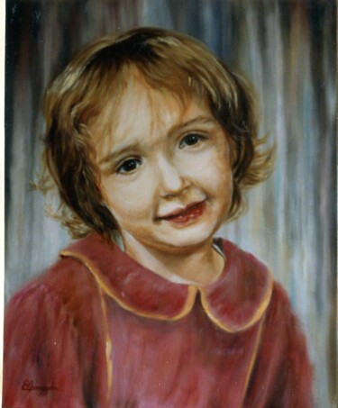 Schilderij getiteld "114-portrait-d-hele…" door Enio Maccazzola, Origineel Kunstwerk, Olie