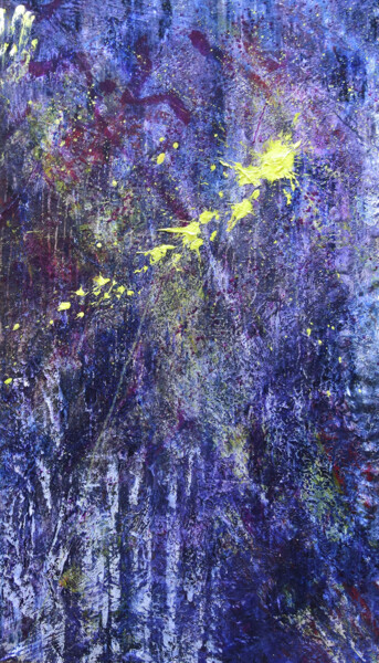 제목이 "Despertar"인 미술작품 Enoc Alma로, 원작, 잉크 나무 들것 프레임에 장착됨