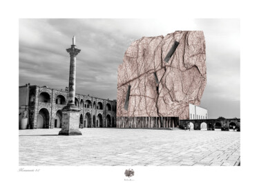 Digitale Kunst mit dem Titel "Monumento 8.0" von Enzo Ceglie, Original-Kunstwerk, 2D digitale Arbeit