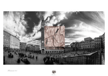 Digitale Kunst mit dem Titel "Monumento 10.0" von Enzo Ceglie, Original-Kunstwerk, 2D digitale Arbeit