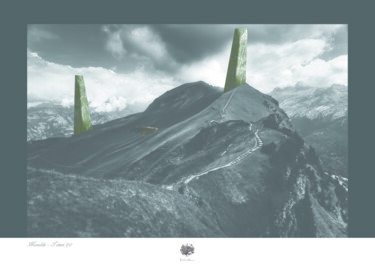 Arte digitale intitolato "Totem 2.0" da Enzo Ceglie, Opera d'arte originale, Collage digitale