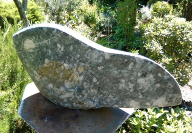 Sculpture titled "Cabeza de ave primi…" by Maerlo, Original Artwork, Stone