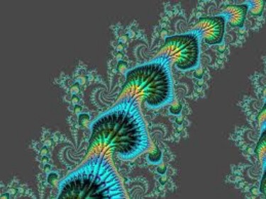 「Green blue」というタイトルのデジタルアーツ Equal Pageによって, オリジナルのアートワーク, AI生成画像