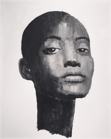 "Portrait 3" başlıklı Tablo Erdna Andre tarafından, Orijinal sanat, Petrol