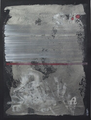 Картина под названием "Abstract #14" - Erealpha, Подлинное произведение искусства, Акрил