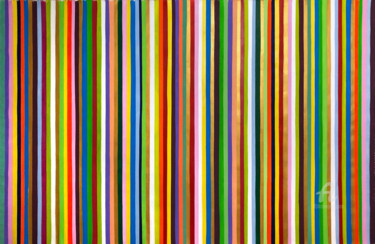 Pintura titulada "Stripes 22/28" por Mimi Eres, Obra de arte original, Acrílico