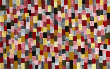 Malerei mit dem Titel "Patterns  n. 22/44" von Mimi Eres, Original-Kunstwerk, Acryl