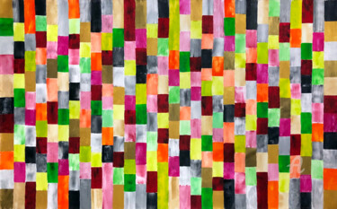 Картина под названием "Patterns  n. 22/42" - Mimi Eres, Подлинное произведение искусства, Акрил