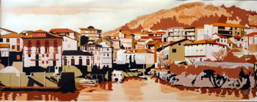 Peinture intitulée "Mundaka" par Eric Bourdon, Œuvre d'art originale, Acrylique