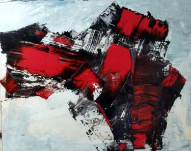 Peinture intitulée "abstract multi 2 23" par Eric Delbos, Œuvre d'art originale, Huile