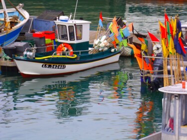Photographie intitulée "Un bateau de pêcheur" par Eric L Vadé, Œuvre d'art originale, Photographie non manipulée