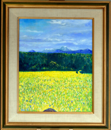 Pintura titulada "Mt. Lassen from the…" por Eric Matranga, Obra de arte original, Oleo Montado en artwork_cat.