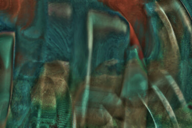 Arts numériques intitulée "Turquoise still life" par Eric Régimbeau, Œuvre d'art originale, Peinture numérique