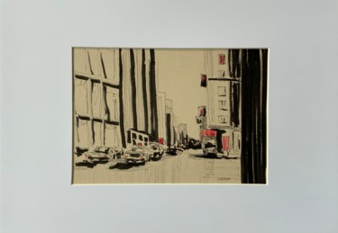 "Left  Avenue" başlıklı Resim Eric Stephan tarafından, Orijinal sanat, Mürekkep
