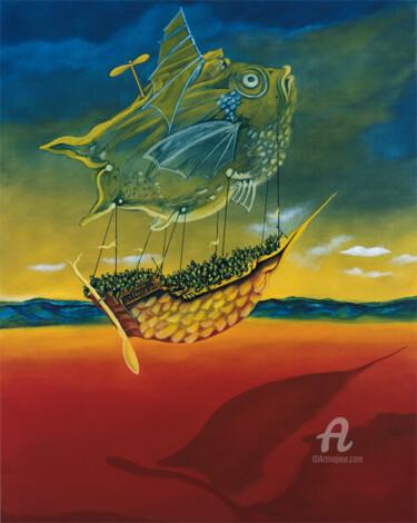 Картина под названием "Die Argonauten" - Erich Kraft, Подлинное произведение искусства, Масло
