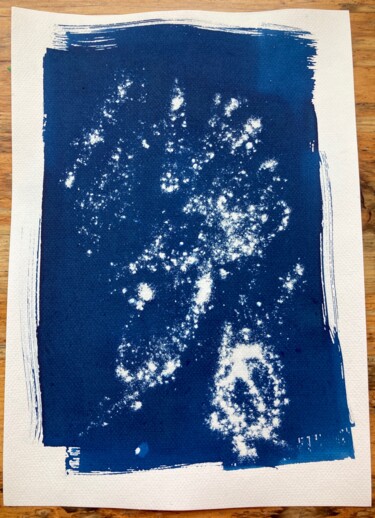 Fotografia intitulada "cyanotype poussière…" por Erick Philippe (eikioo), Obras de arte originais, Fotografia Não Manipulada