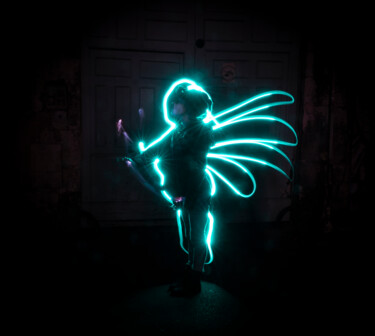Photography titled "light painting (2)" by Erick Philippe (eikioo), Original Artwork, Digital Photography