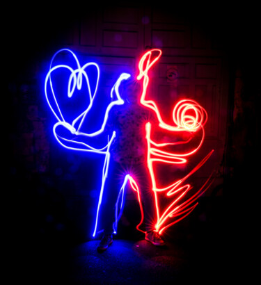 Photography titled "light painting (8)" by Erick Philippe (eikioo), Original Artwork, Light Painting