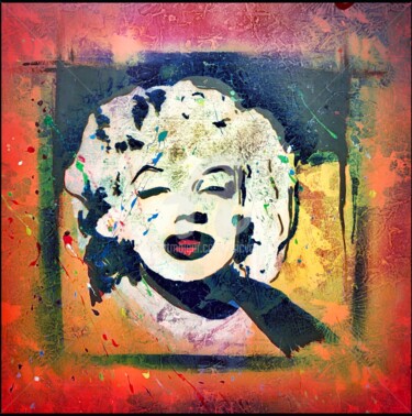 Arts numériques intitulée "Marilyne" par Eric Vogel, Œuvre d'art originale