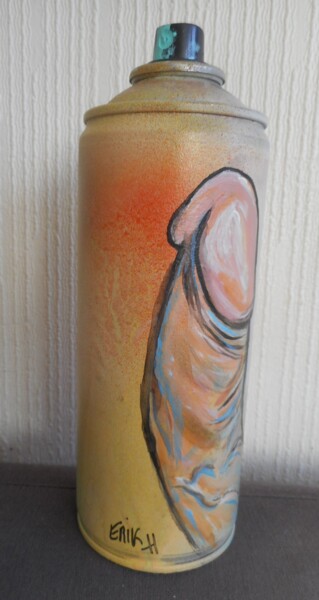 Pintura intitulada "phallus on aerosol" por Erik Hils, Obras de arte originais, Tinta spray