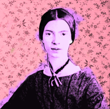 Digital Arts με τίτλο "Emily Dickinson" από Ernesto Rivera Novoa, Αυθεντικά έργα τέχνης, Ψηφιακή ζωγραφική